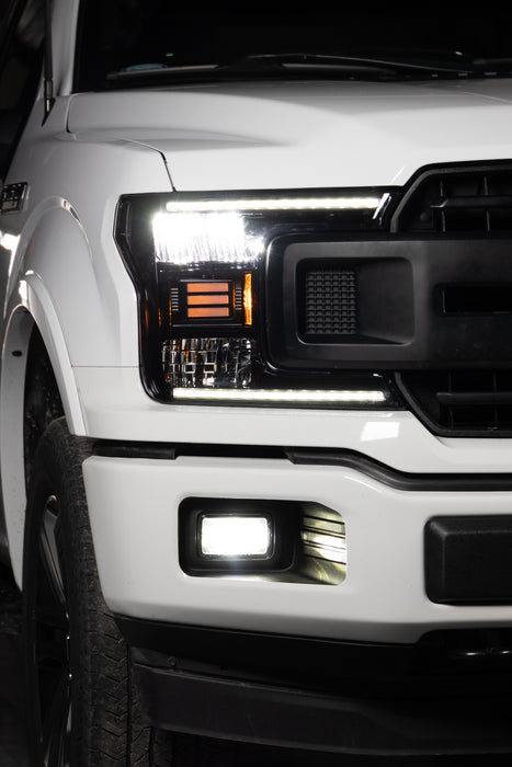 OLM Select Line LED Fog Lights (Chrome) - 15-20 Ford F150 17-22 F250/F350