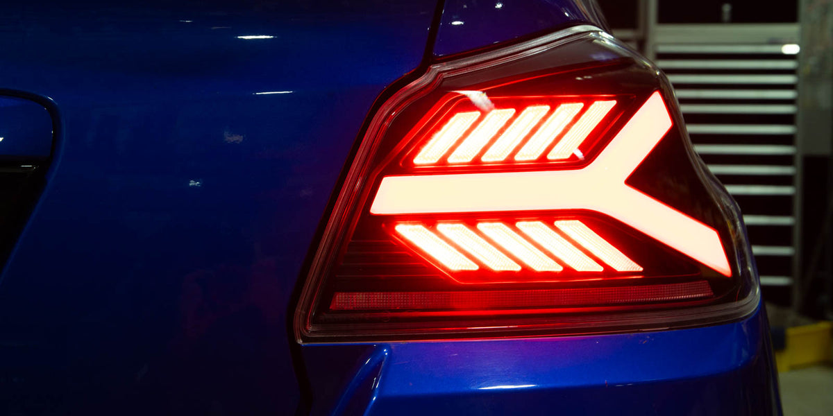 OLM Y-Spec LED Taillights (Clear Lens White Optic) - 2015-2021 WRX / S