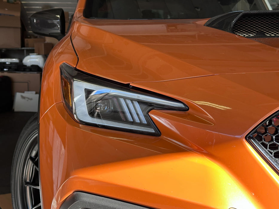 OLM Sokudo LED Headlights w/ add-on Harness - 2022-2026 WRX (Limited/GT/TR)