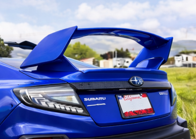 OLM S Style Paint Matched Spoiler 5pc - 2022-2026 WRX