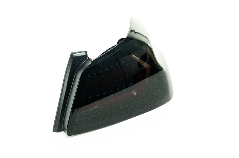 OLM Evolution Tail Lights (Smoked Lens, Black Base, Red Bar) - 15+ WRX