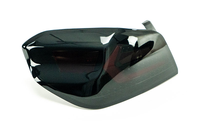 OLM Evolution Tail Lights (Smoked Lens, Black Base, Red Bar) - 15+ WRX