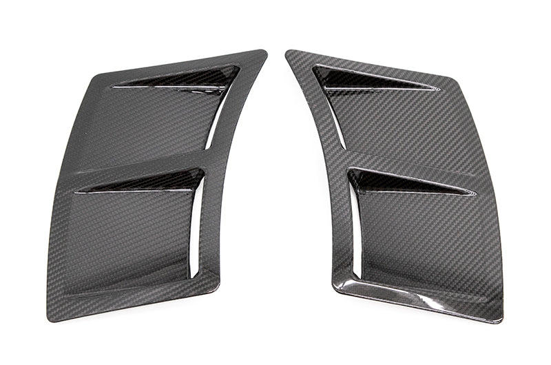 OLM S207 Style Carbon Fiber Bumper Vent Inserts - 2015+ WRX / STI