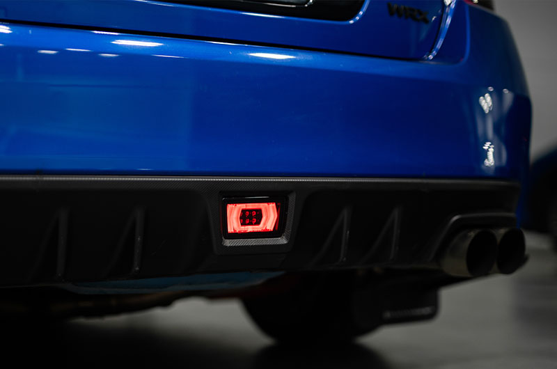 OLM Vector F1 Light (Smoke Lens / Red Bar) - 2015-2021 WRX/STI