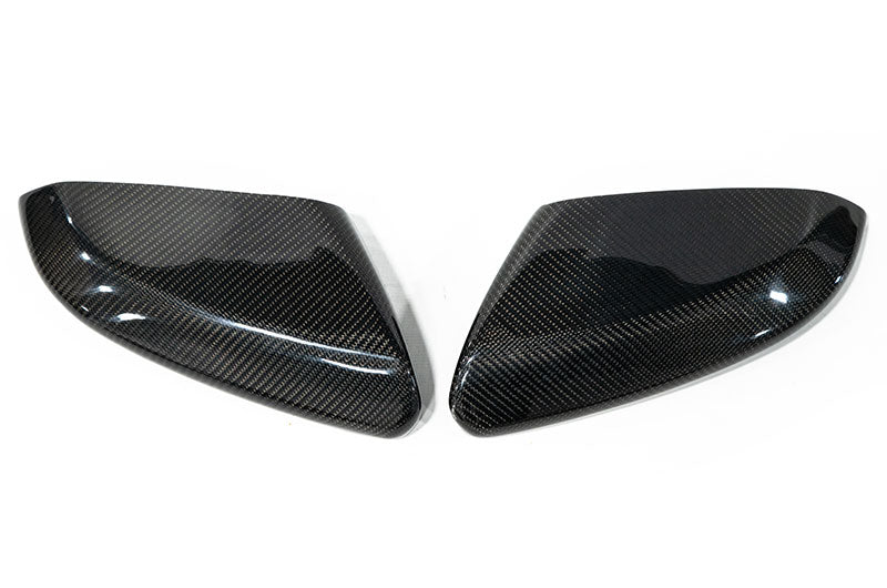 OLM Carbon Fiber Mirror Covers (Gloss Finish) - 2016-2021 Honda Civic