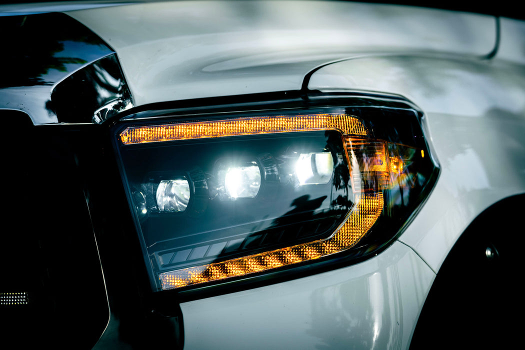 2014-2021 Toyota Tundra Bi-Beam Headlights - Infinite Series  (White DRL)