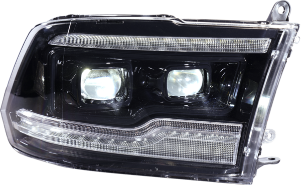 Dodge Ram Headlights For 09-18 RAM White DRL Infinite Series