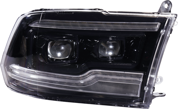 Dodge Ram Headlights For 09-18 RAM White DRL Infinite Series