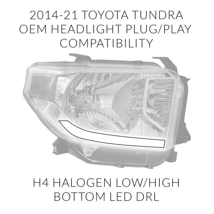 2014-2021 Toyota Tundra Bi-Beam Headlights - Infinite Series  (White DRL)