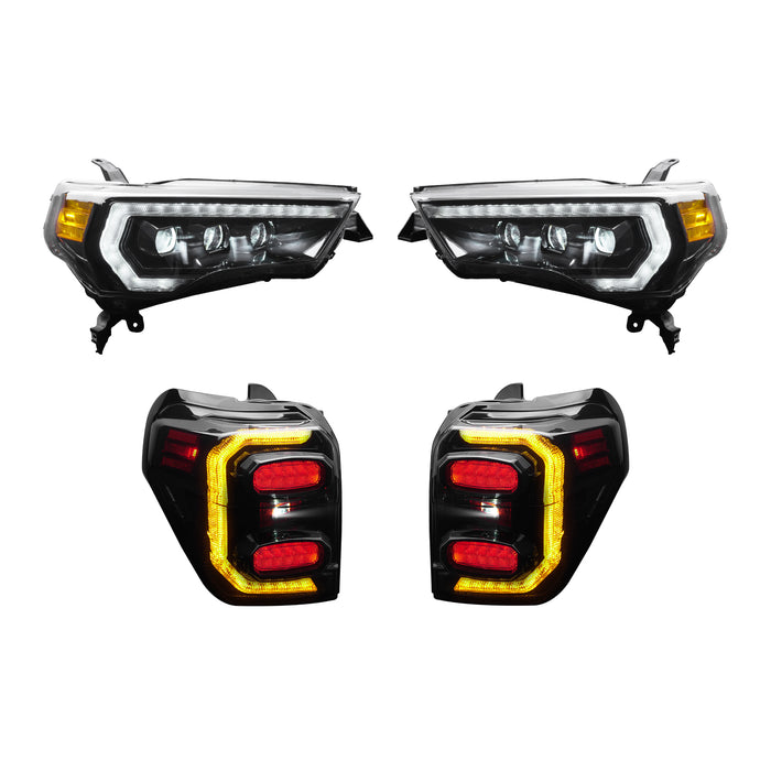 OLM Infinite Series Headlight and Taillight 2pc Bundle - 2014-2020 Toyota 4Runner