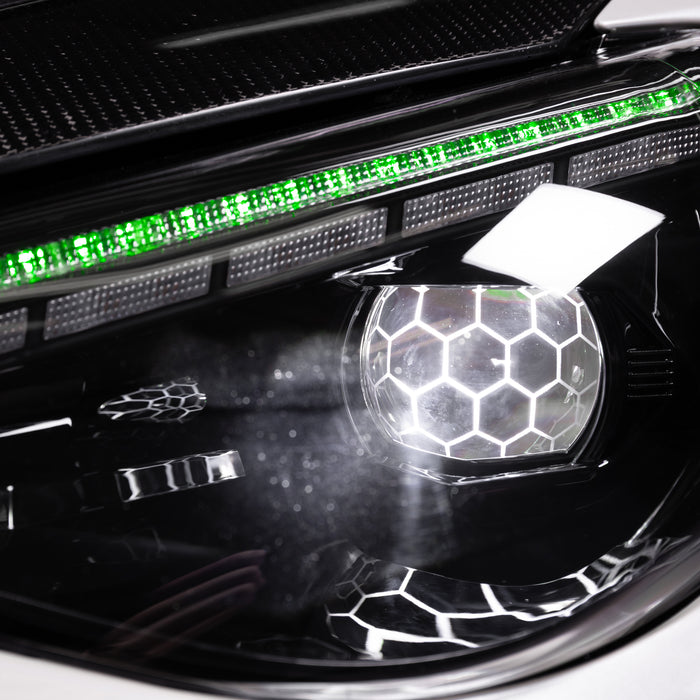 OLM Gamma Series RGB Headlights w/Honeycomb Demon Eye - 2013-2021 FR-S/BRZ/86