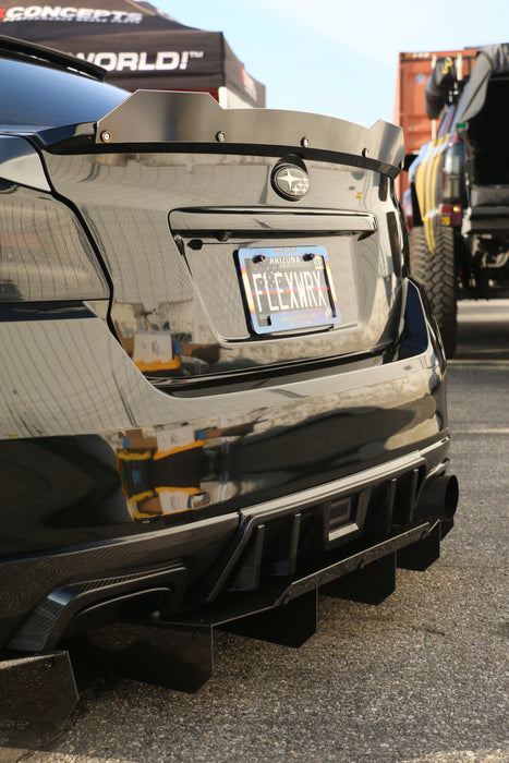 OLM LE Dry Carbon Fiber Rear Diffuser - 2015-2021 Subaru WRX / STI