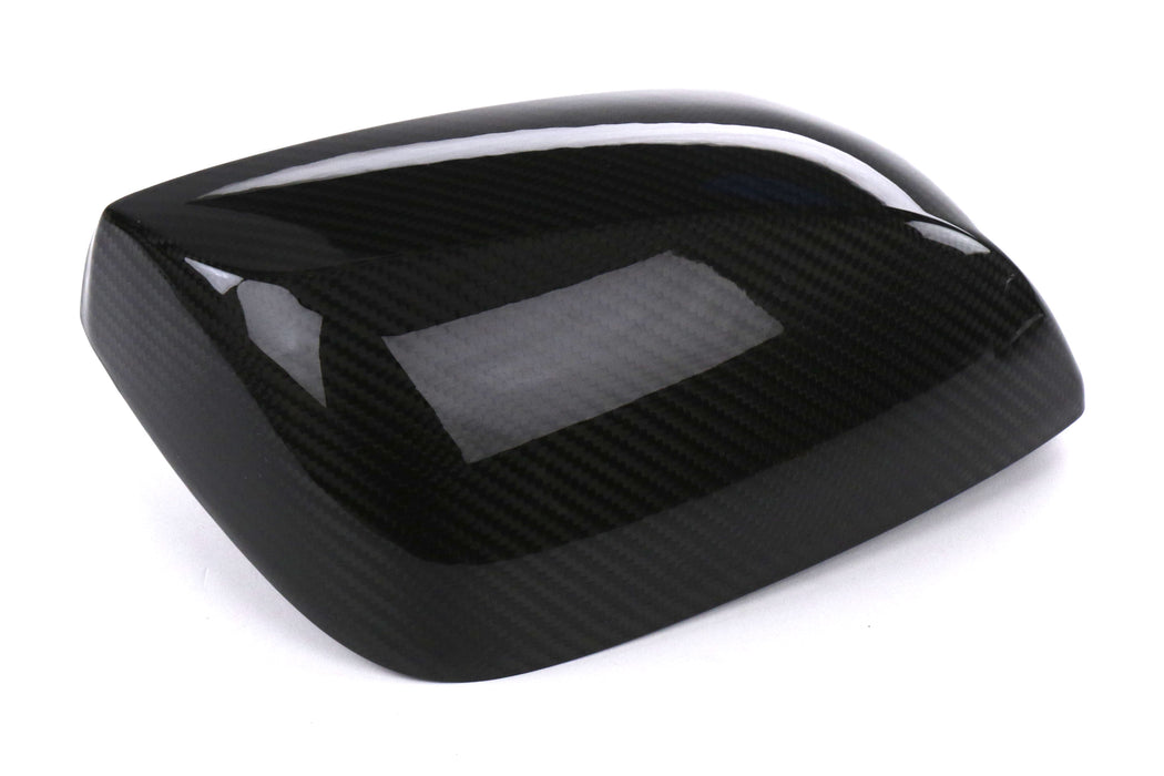 OLM LE Dry Carbon Fiber Full Mirror Covers (No Turn Signal Hole) - 2015-2018 WRX