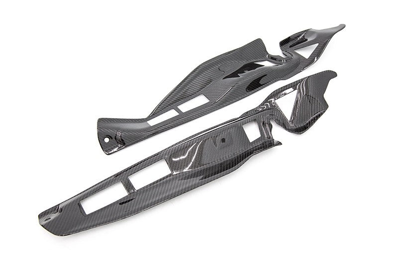 OLM Carbon Fiber Ducted Inner Fender Trim (Black Carbon Fiber) - 2015-2021 WRX / STI