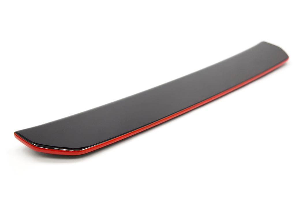 OLM Gloss Black S Style Rear Diffuser w/ M7Y Red Line- 2015-2021 WRX / STI