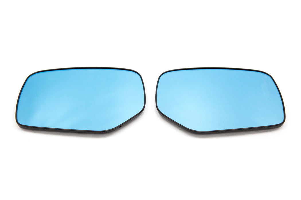 OLM Wide Angle Convex Mirrors with Defrosters (Blue) - 2015+ WRX / 2015+ STI