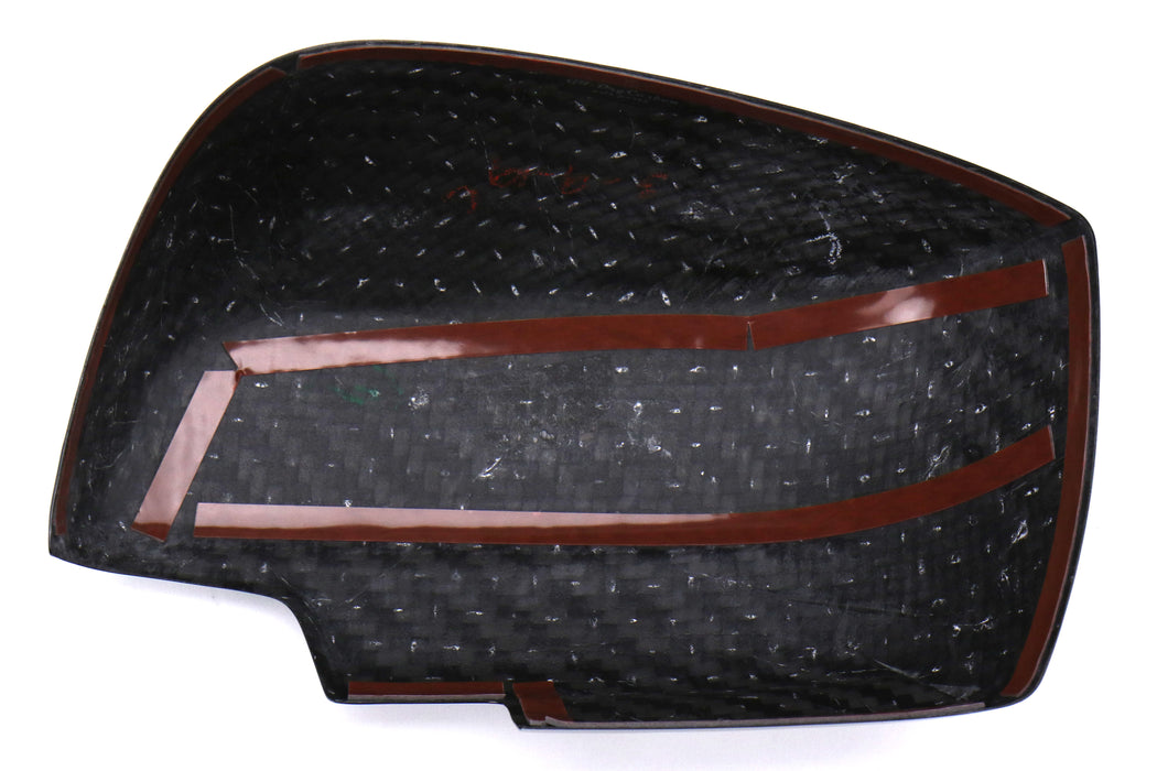 OLM LE Dry Carbon Fiber Full Mirror Covers (No Turn Signal Hole) - 2015-2018 WRX