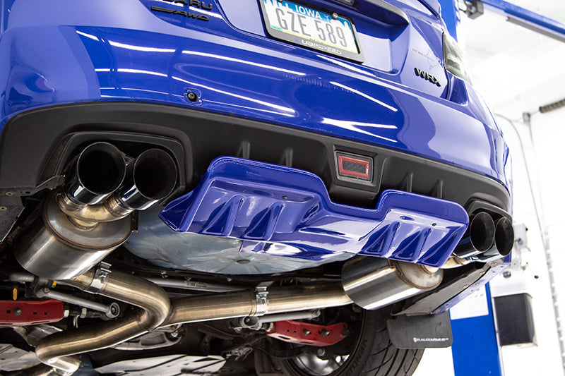 OLM A1 Style Paint Matched Rear Diffuser (Lapis Blue) - 15+ WRX / STI