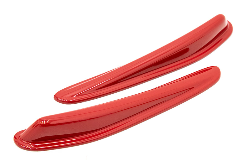 OLM Paint Matched JDM Style Canards - Pure Red - 2015-2021 Subaru WRX / STI