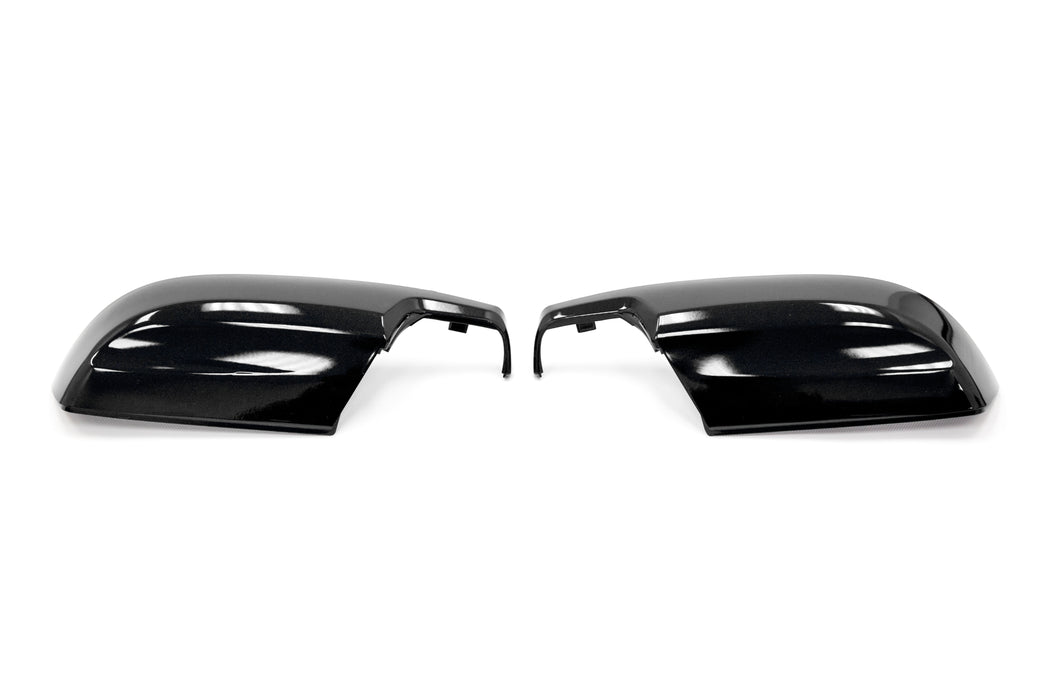 OLM Paint Matched Lower Mirror Covers - Crystal Black Silica - 2015-2021 Subaru WRX / STI / 2015-2017 Crosstrek / 2015-2016 Impreza