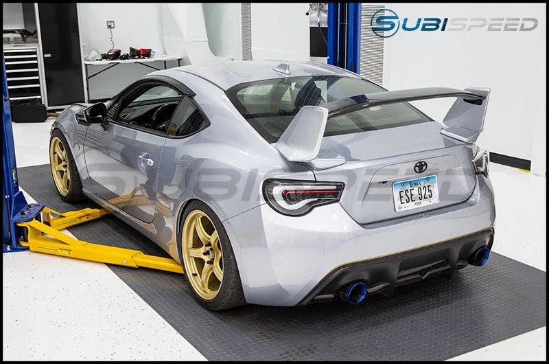 OLM Paint Matched NS Style Carbon Center Spoiler - Satin White Pearl - 2013-2016 Scion FR-S / 2013-2020 Subaru BRZ / 2017-2020 Toyota 86