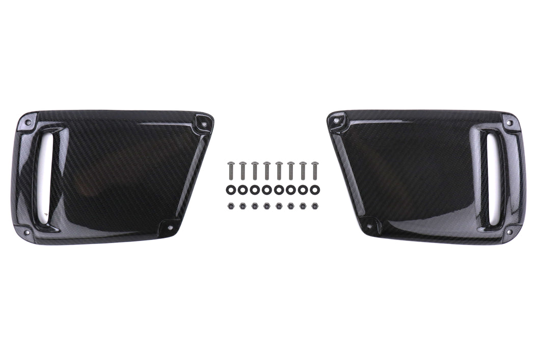 OLM Carbon Fiber Bezel Covers (For OE Bezels) - 2018-2019 *WRX / STI