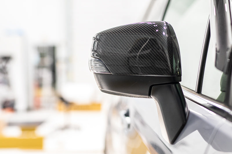 OLM Carbon Fiber Mirror Covers - 2014-2018 SJ Forester / 2013-2014 Crosstrek