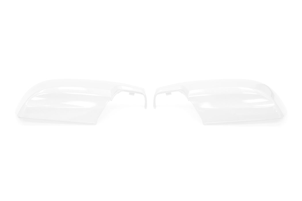 OLM Paint Matched Lower Mirror Covers - Crystal White Pearl / Halo - 2015-2021 Subaru WRX / STI / 2015-2017 Crosstrek / 2015-2016 Impreza