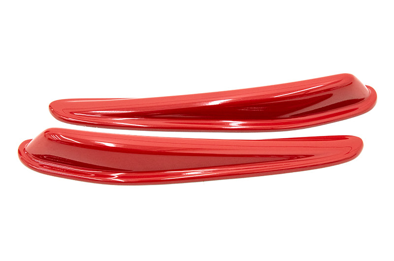 OLM Paint Matched JDM Style Canards - Pure Red - 2015-2021 Subaru WRX / STI