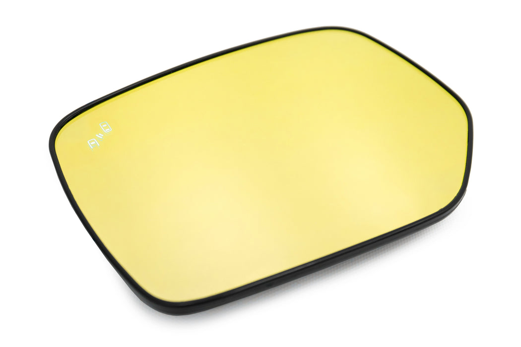 OLM Wide Angle Convex Mirrors with Defrosters / Turn Signals / Blind Spot Detection (Golden) - 2015-2021 WRX/STI