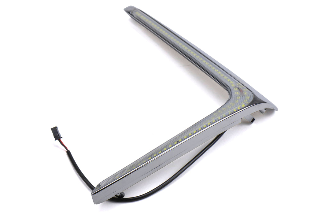 OLM GCS LED DRL Fog Light Bezel Inserts - 2016-2017 Subaru Crosstrek