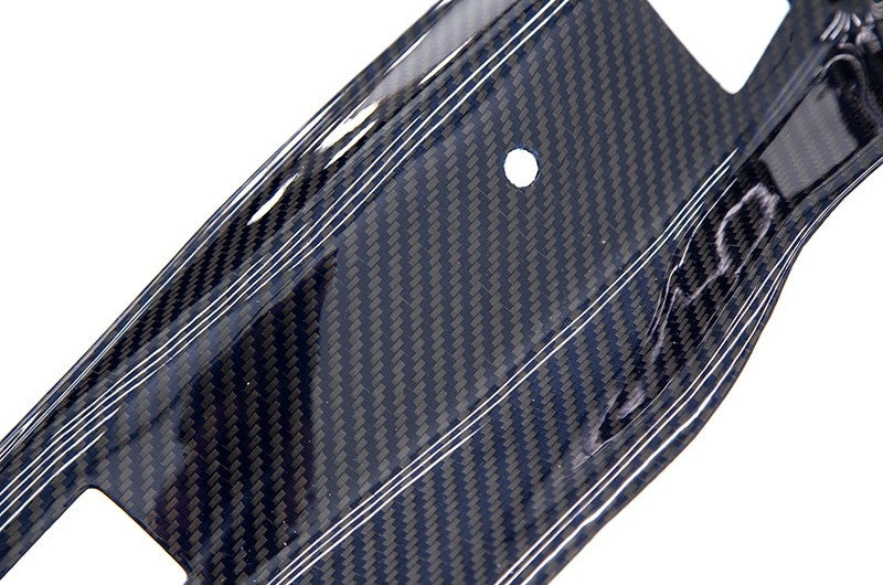 OLM Carbon Fiber Ducted Inner Fender Trim (Blue Carbon Fiber) - 2015-2021 WRX / STI