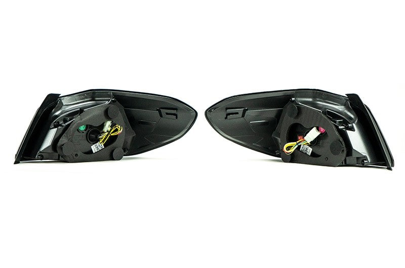 OLM Evolution Tail Lights (Clear Lens, Black Base, Red Bar) - 2015-202