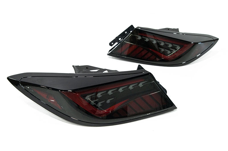 OLM "Scythe Style" LED Taillights (Smoke Lens/Black Base/Red Bar) - 2022+ BRZ / GR86