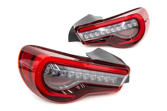 OLM OE Plus Linear Style Sequential Tail Lights (Clear) - 13-20 FR-S /
