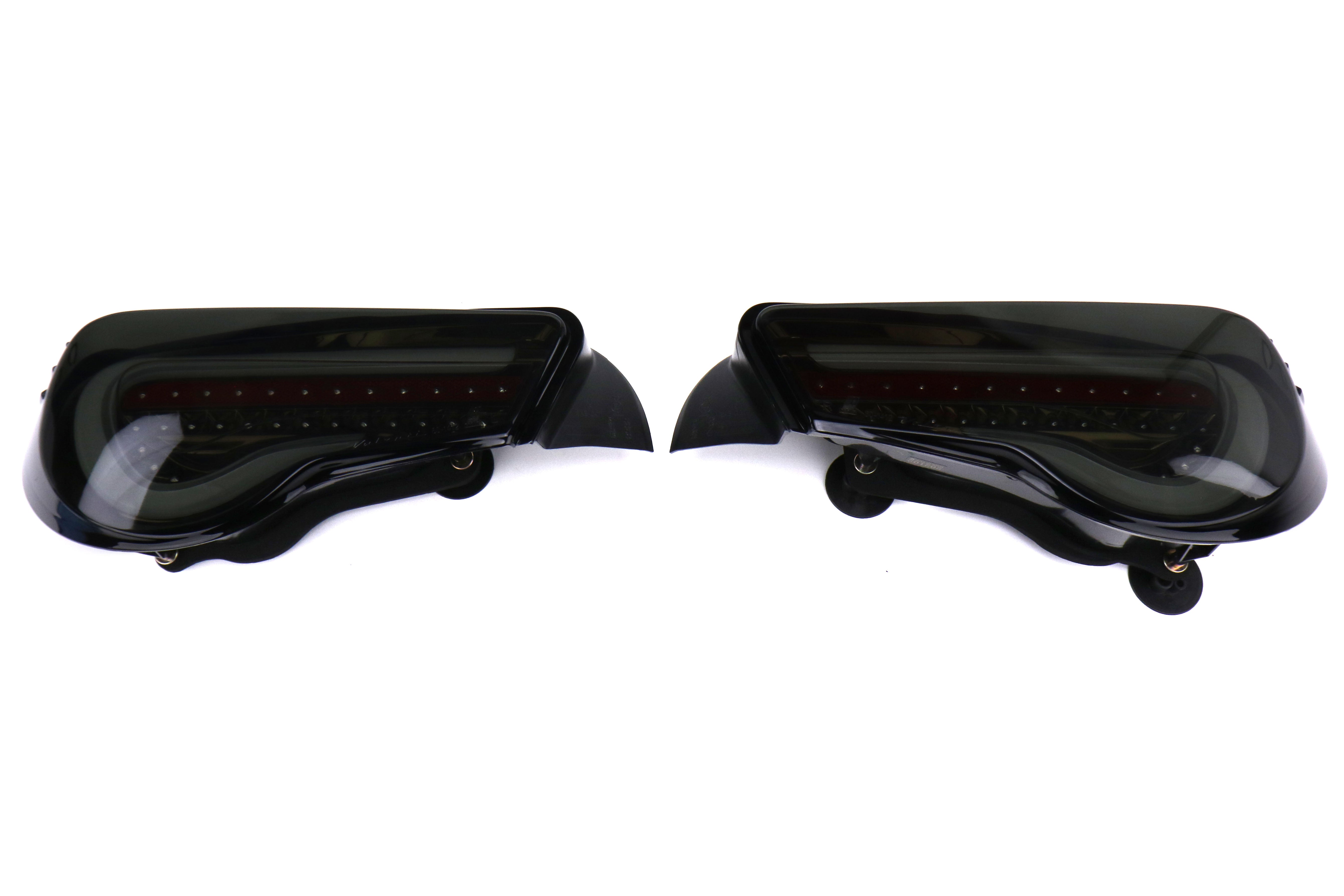OLM VL Style Sequential Smoked Lens Tail Lights (Black Gold Edition) -