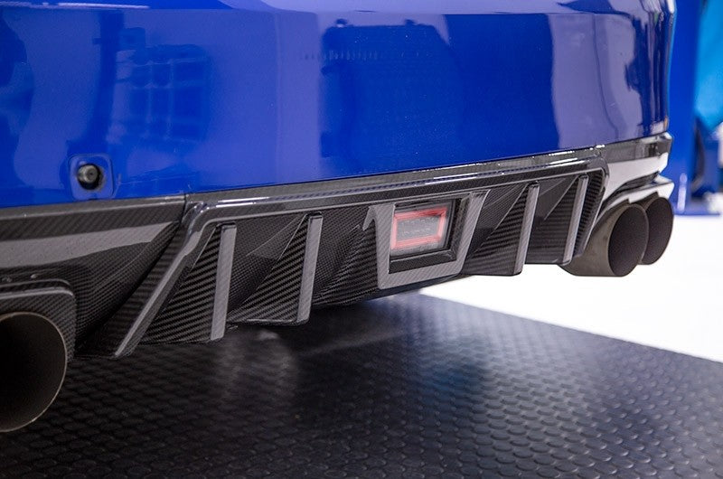 OLM Carbon Fiber Rear Diffuser - 15+ WRX / STI