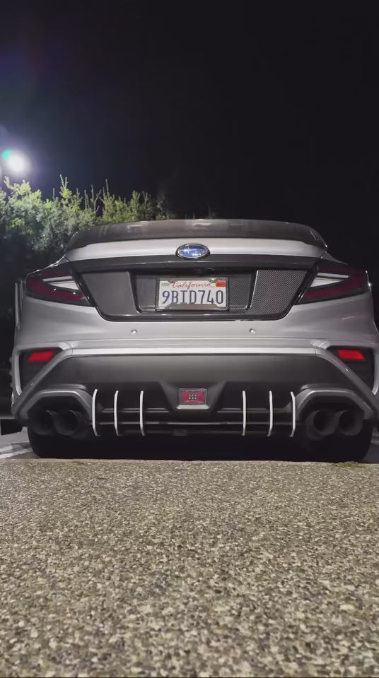 OLM Phantom-Spec LED Taillights (Smoke Lens White Optic) - 2022+ WRX