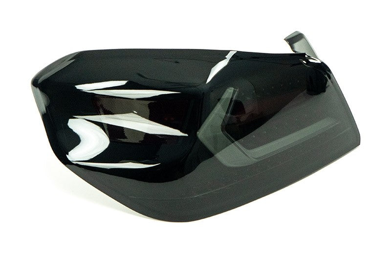 OLM Evolution Tail Lights (Smoked Lens, Black Base, White Bar) - 15+ W