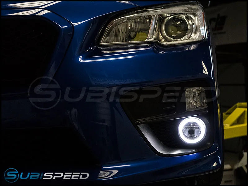 OLM LED / Halo DRL Fog Light Housings - 2015+ WRX / 2015+ STI / 2013+ FT86 / 2014+ Forester