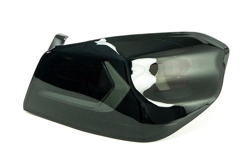 OLM Evolution Tail Lights (Smoked Lens, Black Base, White Bar) - 15+ W